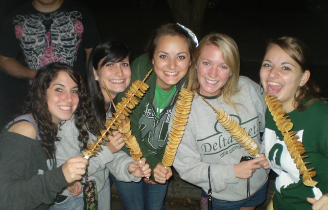 Sororities Love Tornado Potatoes